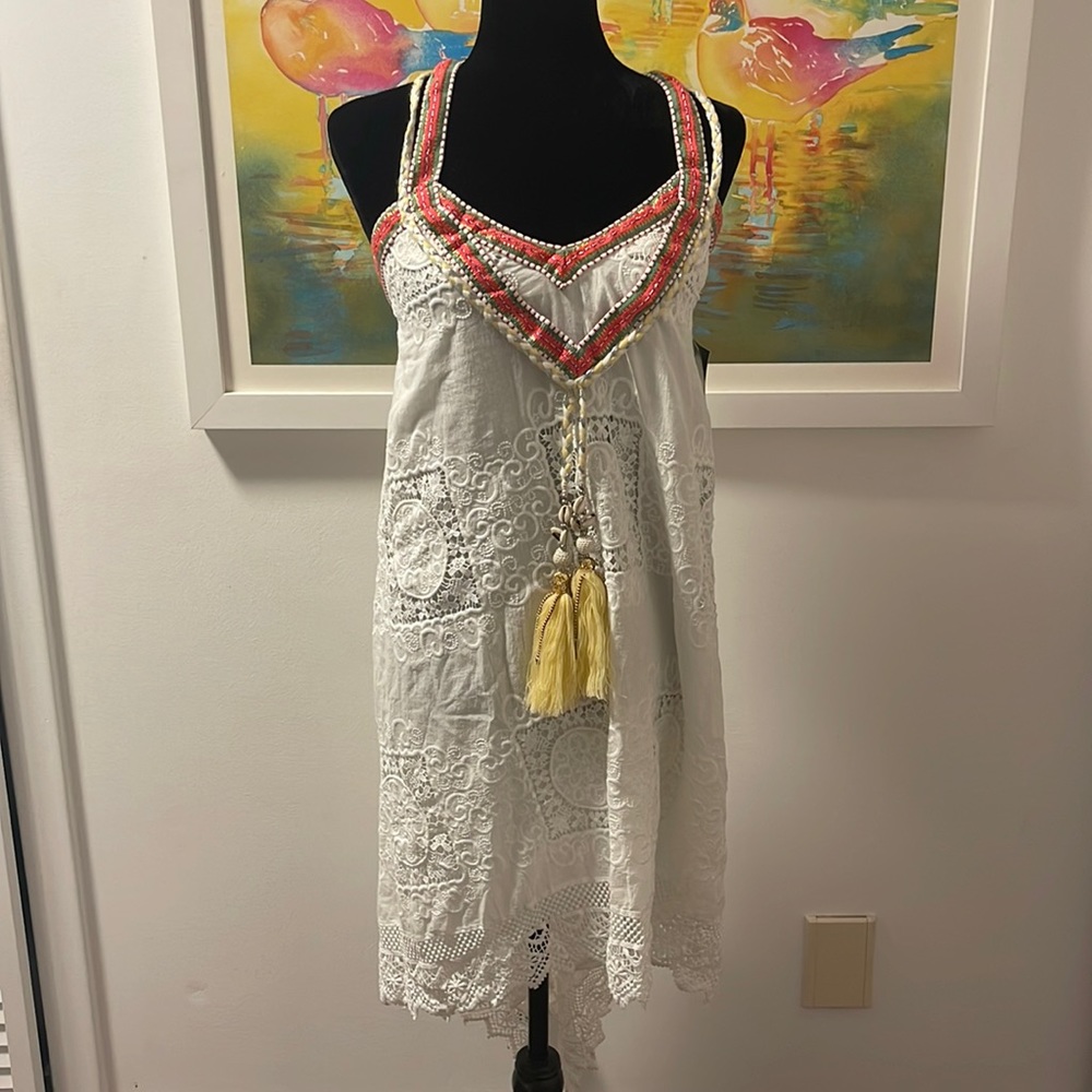 Boston proper beautiful white dress  , 

, size XS